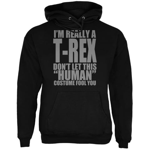 Halloween Human T-Rex Costume Mens Hoodie