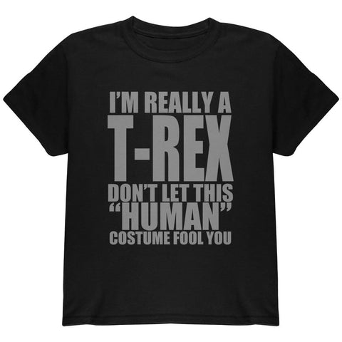 Halloween Human T-Rex Costume Youth T Shirt