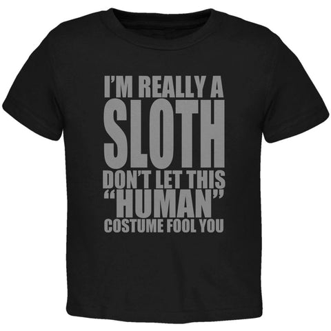 Halloween Human Sloth Costume Toddler T Shirt
