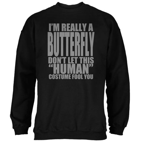 Halloween Human Butterfly Costume Mens Sweatshirt