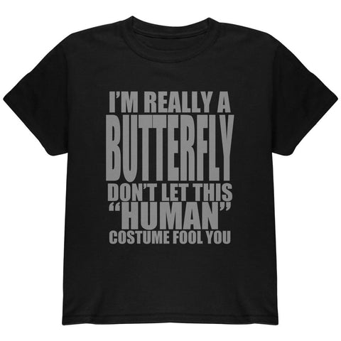 Halloween Human Butterfly Costume Youth T Shirt