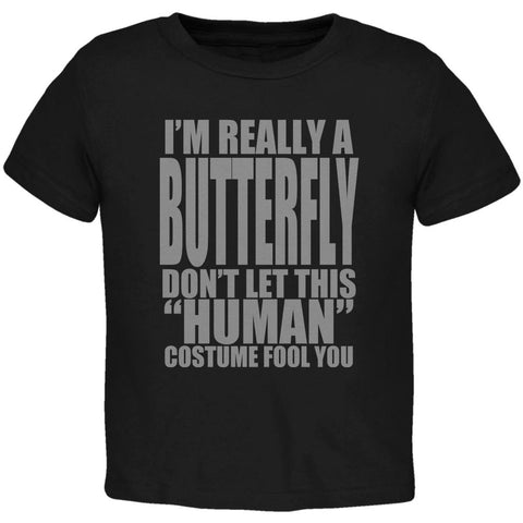Halloween Human Butterfly Costume Toddler T Shirt