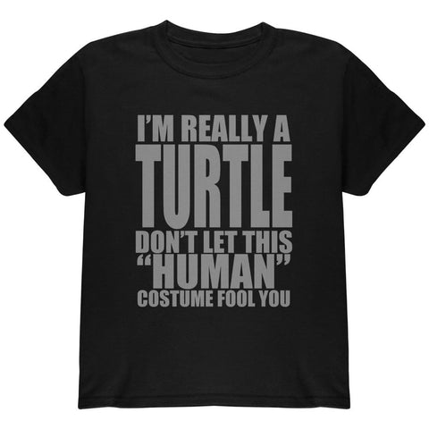 Halloween Human Turtle Costume Youth T Shirt