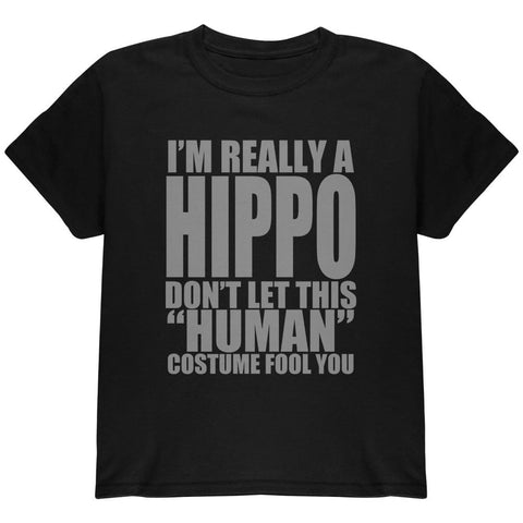 Halloween Human Hippo Costume Youth T Shirt