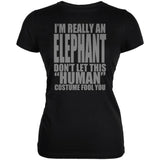 Halloween Human Elephant Costume Juniors Soft T Shirt