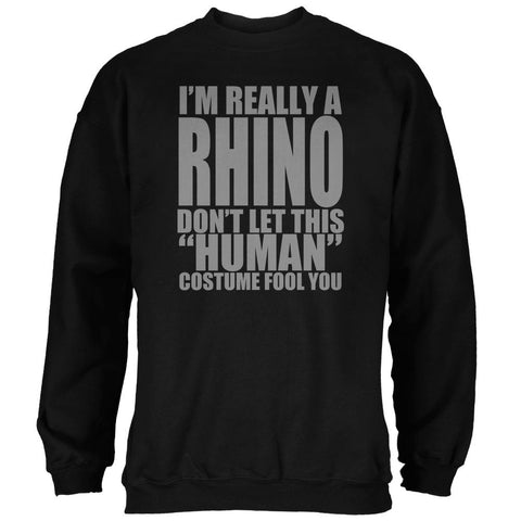 Halloween Human Rhino Costume Mens Sweatshirt