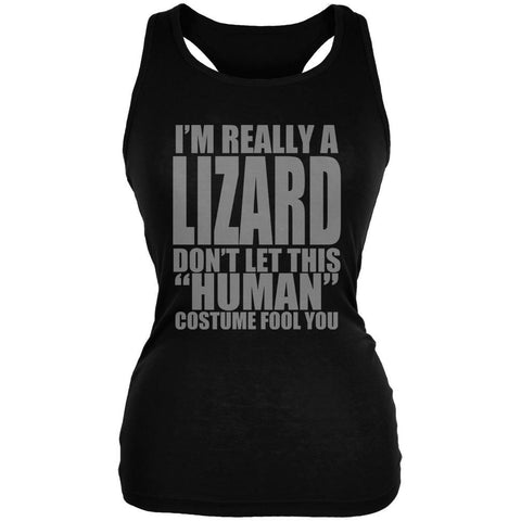 Halloween Human Lizard Costume Juniors Soft Tank Top