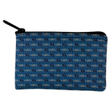 Grizzly Bear Adirondack Pattern Blue Coin Purse