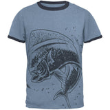 Dorado Mahi Mahi Dolphin Fish Mens Ringer T Shirt