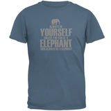 Always Be Yourself Elephant Mens T Shirt front view
