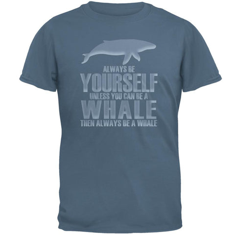 Always Be Yourself Whale Mens T Shirt