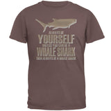 Always Be Yourself Whale Shark Mens T Shirt
