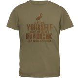 Always Be Yourself Duck Mens T Shirt front view