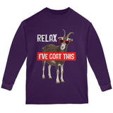 Relax I've Goat Got This Youth Long Sleeve T Shirt