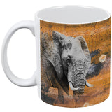Abstract Art Elephant All Over Coffee Mug