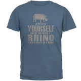 Always Be Yourself Rhino Mens T Shirt