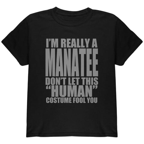 Halloween Human Manatee Costume Youth T Shirt