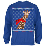 Big Giraffe Scarf Ugly Christmas Sweater Mens Sweatshirt