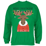 Christmas Merry ChristMoose Moose Mens Sweatshirt