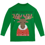 Christmas Merry ChristMoose Moose Youth Long Sleeve T Shirt