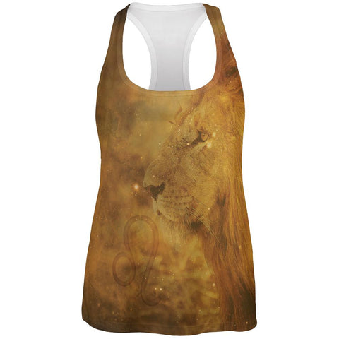 Leo King Of The Pride All Over Womens Work Out Tank Top