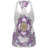 Mandala Trippy Stained Glass Easter Bunny All Over Womens Work Out Tank Top