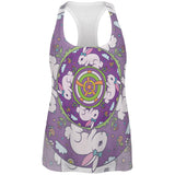 Mandala Trippy Stained Glass Easter Bunny All Over Womens Work Out Tank Top