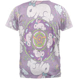 Mandala Trippy Stained Glass Easter Bunny Mens T Shirt