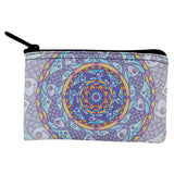 Mandala Trippy Stained Glass Fish Coin Purse