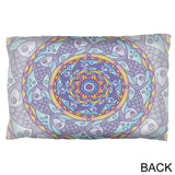 Mandala Trippy Stained Glass Fish Pillow Case