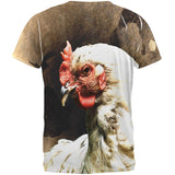 Queen Of The Barnyard Chicken All Over Mens T Shirt
