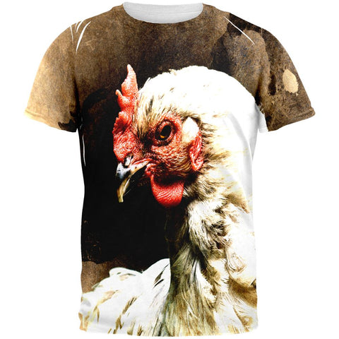 Queen Of The Barnyard Chicken All Over Mens T Shirt