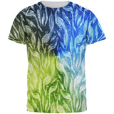 Peacocks And Feathers All Over Mens T Shirt