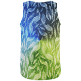 Peacocks And Feathers All Over Mens Tank Top