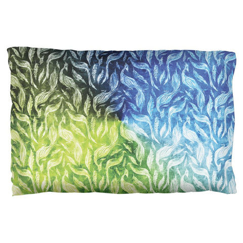 Peacocks And Feathers Pillow Case