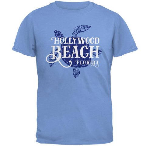 Summer Sun Sea Turtle Hollywood Beach Mens T Shirt
