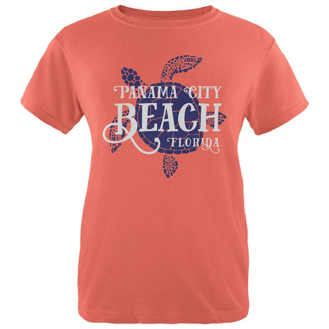 Summer Sun Sea Turtle Panama City Beach Womens T Shirt