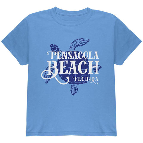 Summer Sun Sea Turtle Pensacola Beach Youth T Shirt