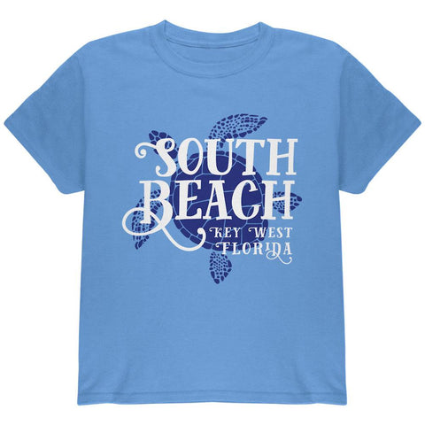 Summer Sun Sea Turtle South Beach Key West Youth T Shirt