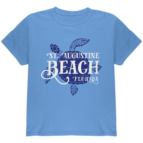 Summer Sun Sea Turtle St. Augustine Beach Youth T Shirt