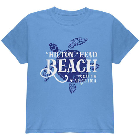 Summer Sun Sea Turtle Hilton Head Beach Youth T Shirt