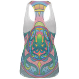 Mandala Trippy Stained Glass Octopus All Over Womens Work Out Tank Top