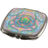 Mandala Trippy Stained Glass Octopus Compact