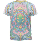 Mandala Trippy Stained Glass Octopus Mens T Shirt