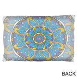 Mandala Trippy Stained Glass Seahorse Pillow Case