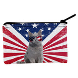 4th Of July Meowica America Patriot Cat Coin Purse