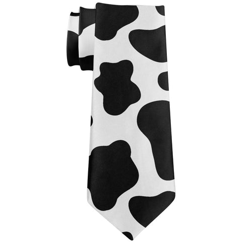 Cow Pattern Costume All Over Neck Tie