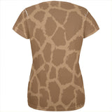 Giraffe Pattern All Over Womens T Shirt
