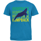 Humpback Whale Stacked Repeat Mens T Shirt