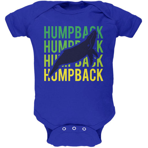 Humpback Whale Stacked Repeat Soft Baby One Piece